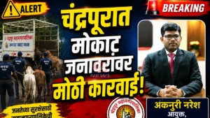 Chandrapur Stray Animal Campaign by Municipal Corporation