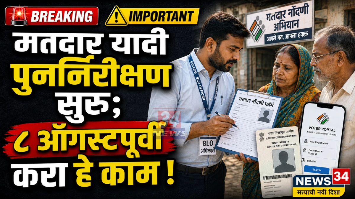 Chandrapur Voter List SIR campaign by Election Commission