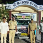 गोवंश तस्करांच्या वाहनाचा पाठलाग, कोरपना पोलिसांची धाडसी कारवाई korpana illegal cattle smuggling