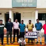 Lcb burglary action in Chandrapur showing police arrest and cash recovery
