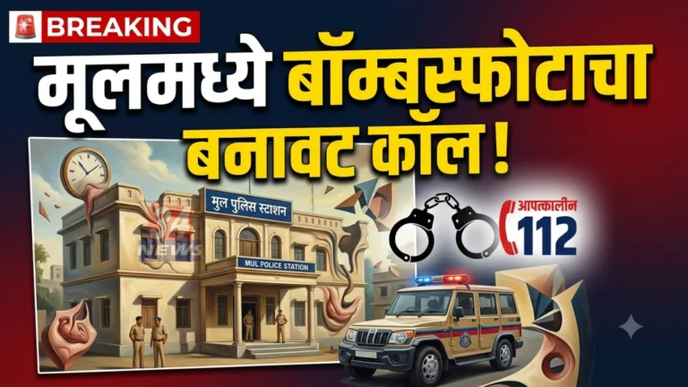 Mul Fake Bomb Threat case accused arrested by Mul Police Chandrapur