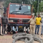 पवनी कोल मायन्स परिसरातील चोरीचा गुन्हा उघड, ३१ लाखांच्या मुद्देमालासह तिघे गजाआड Rajura Coal Mines Theft Case Accused Arrested By Chandrapur Police News34