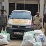 राजुरा शहरात बेवारस कारमधून लाखो रुपयांचा गुटखा जप्त Rajura Gutkha Raid