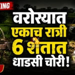 एकाच रात्री ६ शेतकऱ्यांची लाखांची शेती अवजारे चोरीला; वरोऱ्यात खळबळ Warora Farm Equipment Theft case investigation by Police
