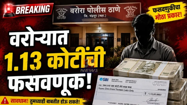 व्यापाऱ्यांची १ कोटी १३ लाखांची फसवणूक; वरोऱ्यातील पती-पत्नीवर गुन्हा दाखल