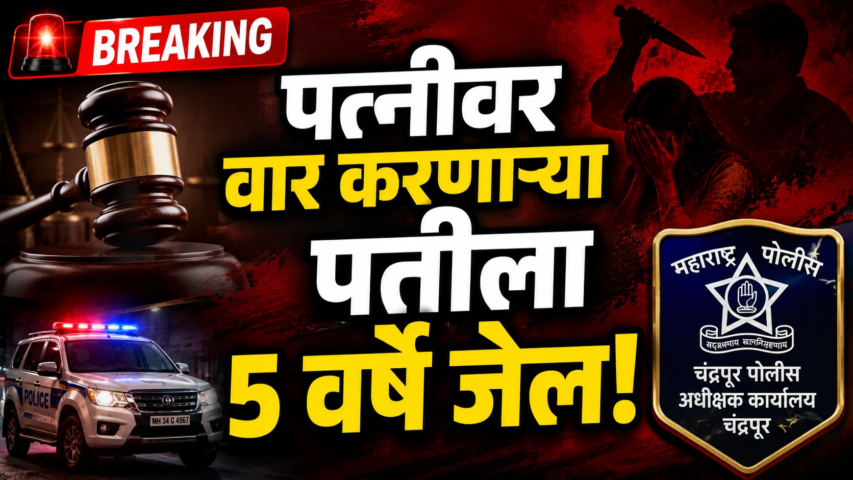 Brahmapuri Crime News चंद्रपूर न्यायालय आणि पोलीस तपास निकाल