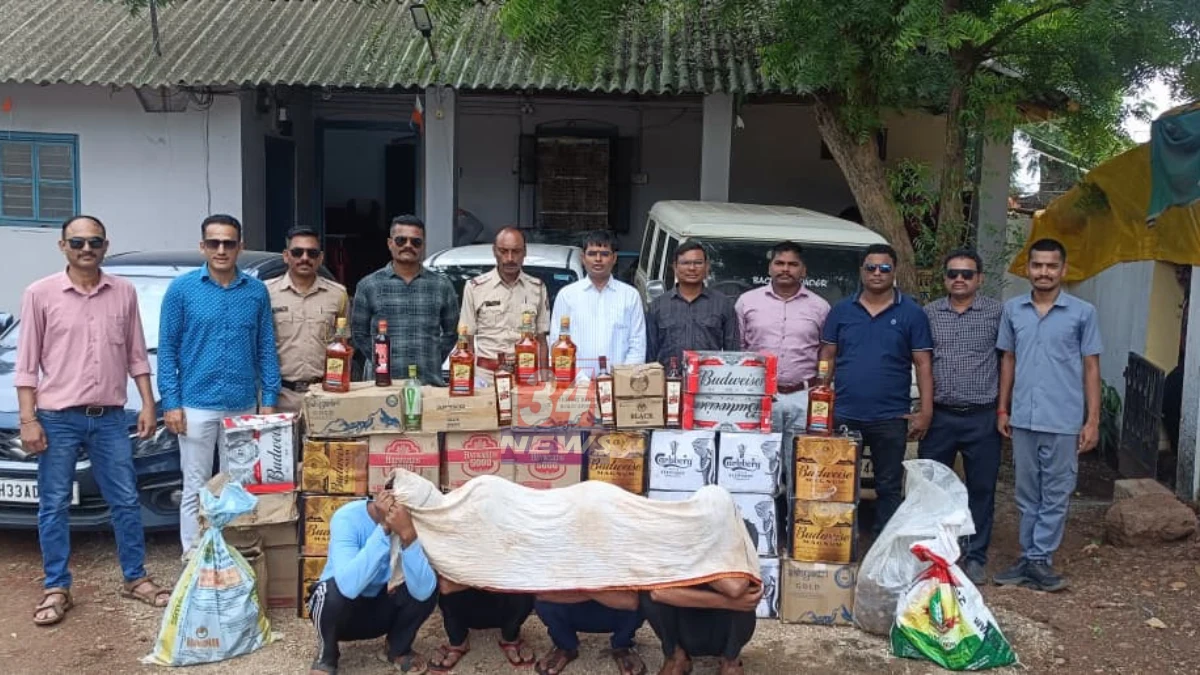 Bramhapuri Bar Theft Gang arrested by Chandrapur Police