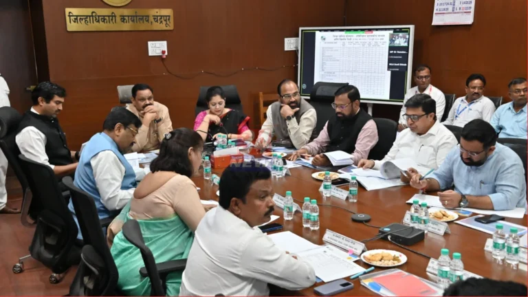 Chandrapur DMF Fund Demand meeting Kishor Jorgewar news34