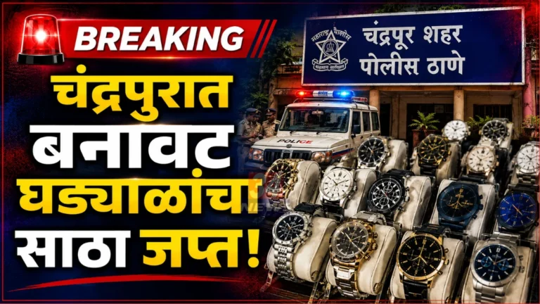 Chandrapur Fake Watches Raid Yogi Watch Center