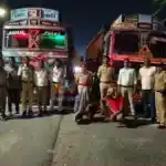 Chandrapur Illegal Sand Mining - Ramnagar police action on sand trucks