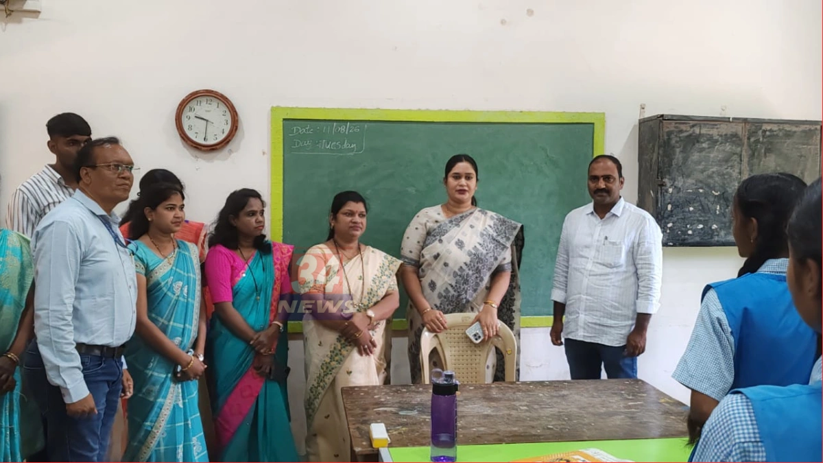 chandrapur manpa school news inspection by manaswi girhe