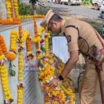 chandrapur martyr police tribute ceremony at maraipatan tekamandwa