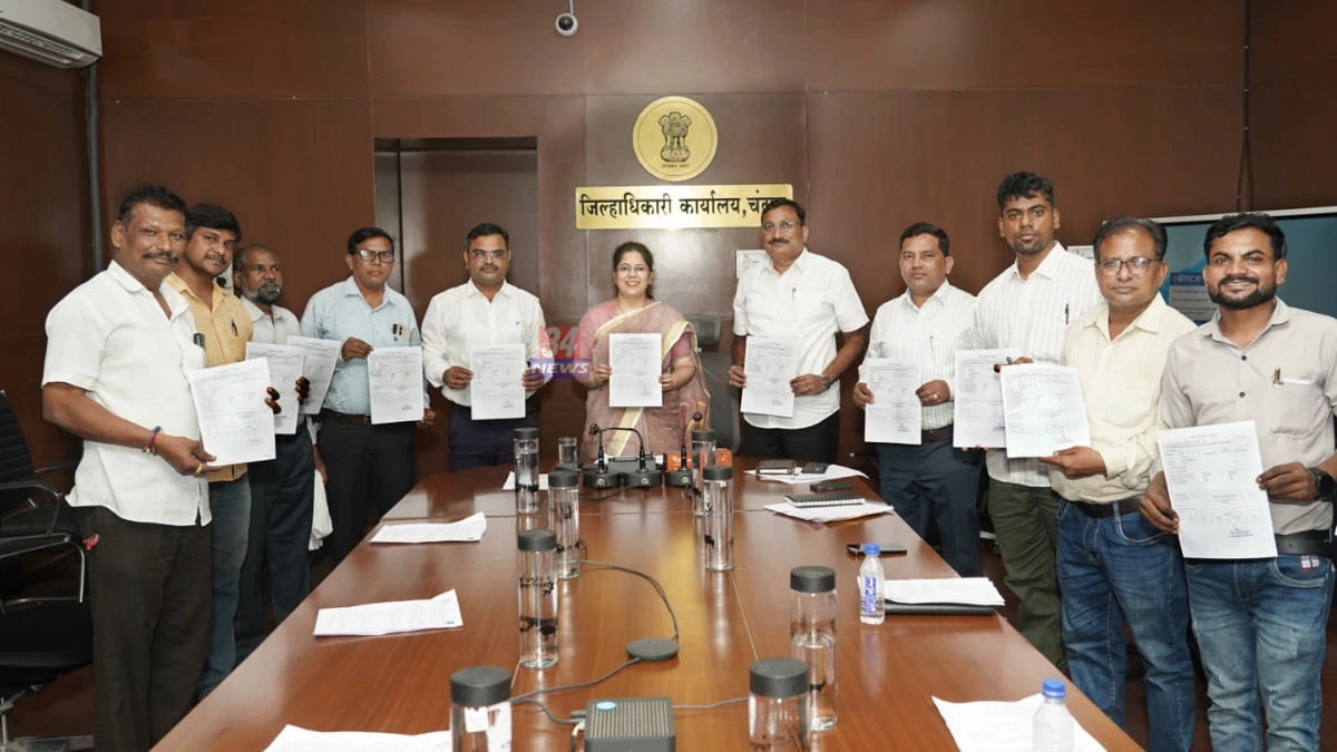 Chandrapur Voter List draft published by District Collector Vasumana Pant