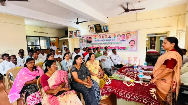 Chandrapur Voter List Update review meeting by MP Pratibha Dhanorkar in Mul and Pombhurna