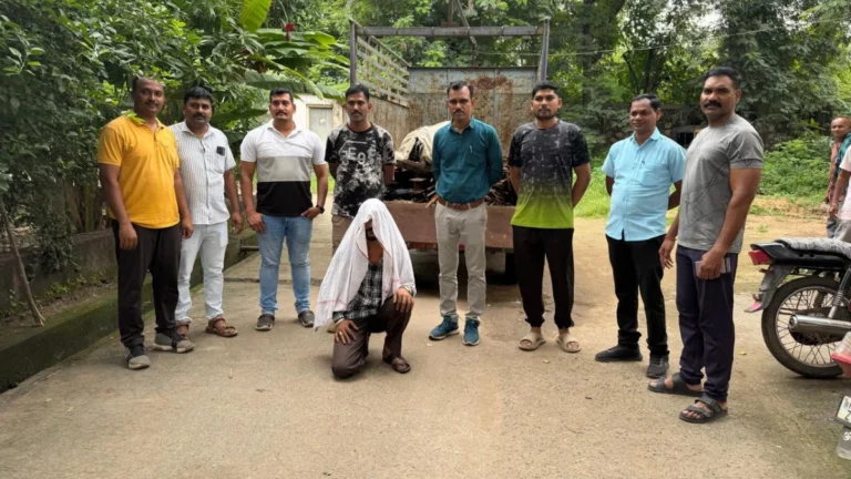 Durgapur Scrap Raid Chandrapur local crime branch seized stolen property