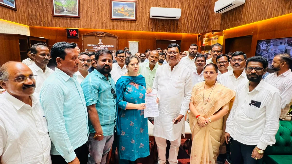 Gondpipri Waras Nond Process Restarted MP Pratibha Dhanorkar