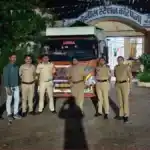 पोलिसांची नाकाबंदी तोडून पळणाऱ्या आयशरचा थरारक पाठलाग; २० गोवंश मुक्त, १८ लाखांचा मुद्देमाल जप्त Korpana Crime News Cattle Rescue Police Action