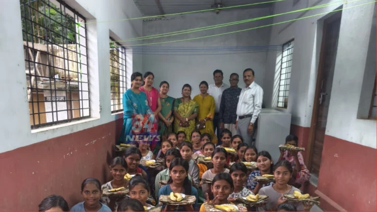 Sevadal Hostel Help Initiative bedsheet distribution to girls