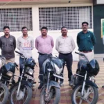 चंद्रपूर एलसीबीचा दणका; चार पोलीस ठाण्यांतील गुन्हे एकाच वेळी उघड! Chandrapur Bike Theft Arrest LCB Police Action