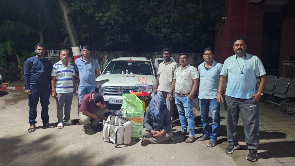 Chandrapur Crime News illegal liquor and car seized by police