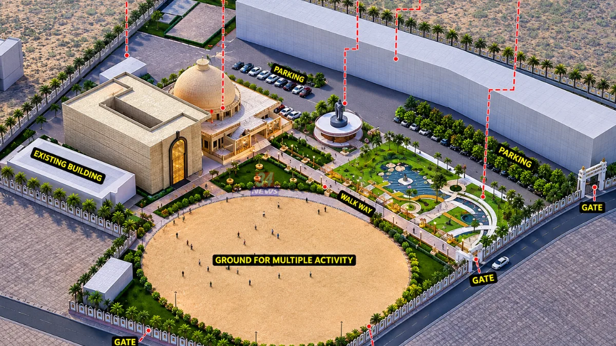 Chandrapur Deekshabhoomi Vikas अंतर्गत साकारण्यात येणाऱ्या विकास आराखड्याची झलक