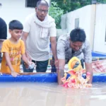 Chandrapur Ganesh Visarjan साठी महानगरपालिकेने उभारलेला विसर्जन कुंड