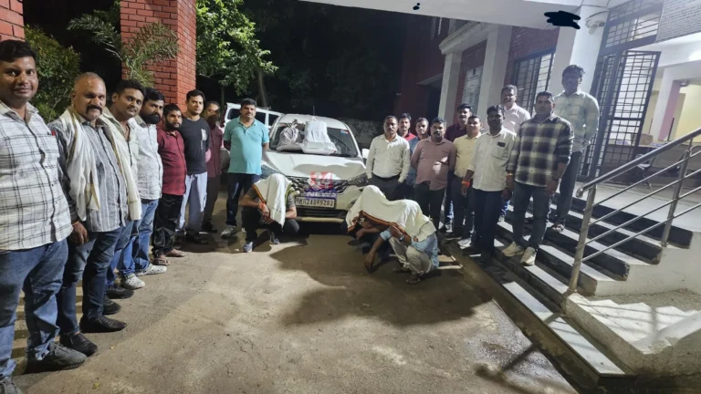 Chandrapur Ganja Smuggling News LCB police seized contraband and arrested accused