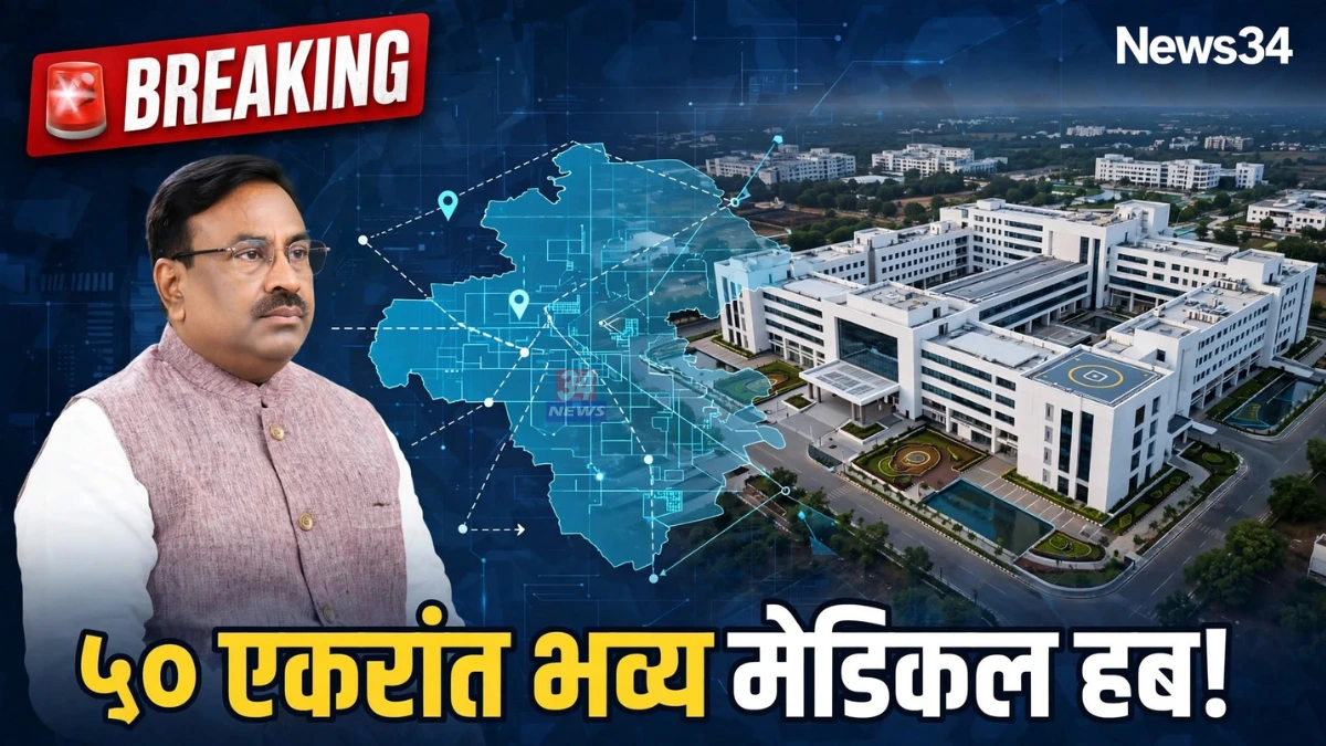 Chandrapur Medical College Campus expansion plan letter by Sudhir Mungantiwar