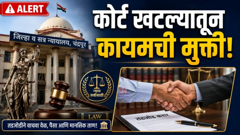 Chandrapur National Lok Adalat notice by District and Sessions Court