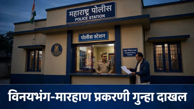 Chandrapur Ramnagar Assault Case चंद्रपूर रामनगर पोलीस ठाण्यात विनयभंग व मारहाण प्रकरणी दाखल गुन्हा दर्शवणारे प्रतिकात्मक छायाचित्र