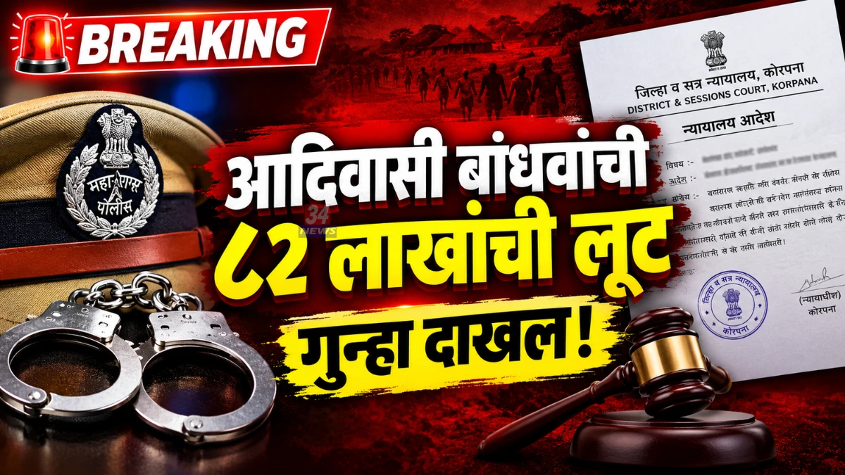 Chandrapur Tribal Extortion Case Gadchandur Police Station FIR