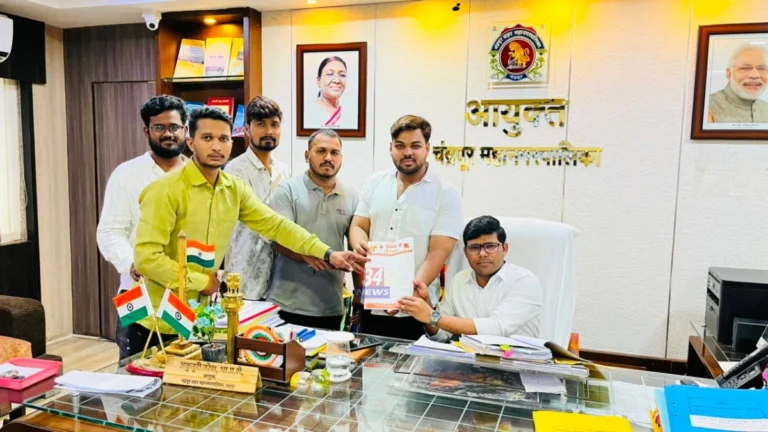 Chandrapur Water Crisis in ekori ward yuva sena protest warning