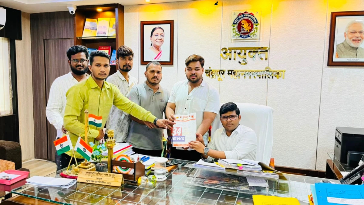 Chandrapur Water Crisis in ekori ward yuva sena protest warning