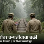 गोंदिया-बल्लारशाह रेल्वे मार्गावर पुन्हा वन्यजीवाचा बळी; तळोधीत मादी अस्वल रेल्वेच्या धडकेत ठार Gondia Ballarshah Rail Wildlife मार्गावरील तळोधी येथे रेल्वे रुळांलगतचा वनक्षेत्र परिसर