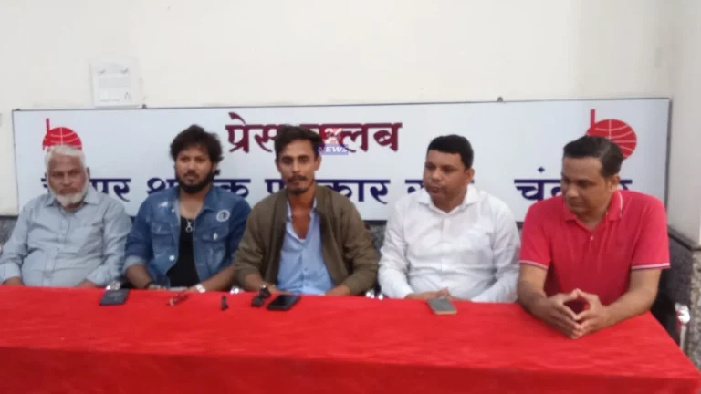 Jayanti 2 Chandrapur : मीट द प्रेसमध्ये पत्रकारांशी संवाद साधताना चित्रपटाचे कलावंत