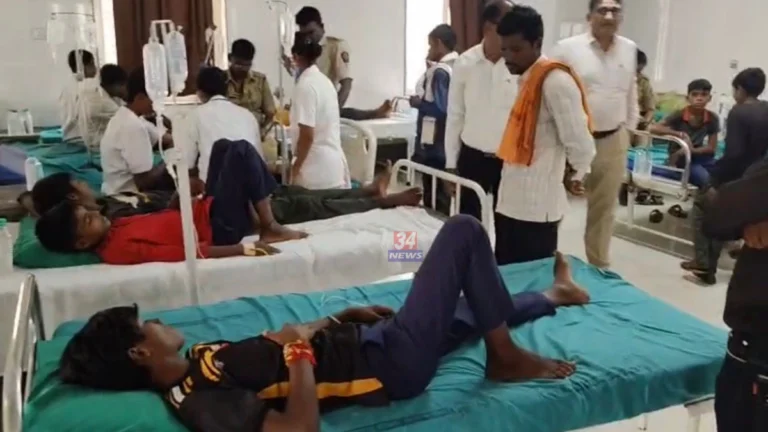 Jivati Ashram Shala News students admitted in Rajura hospital after food poisoning