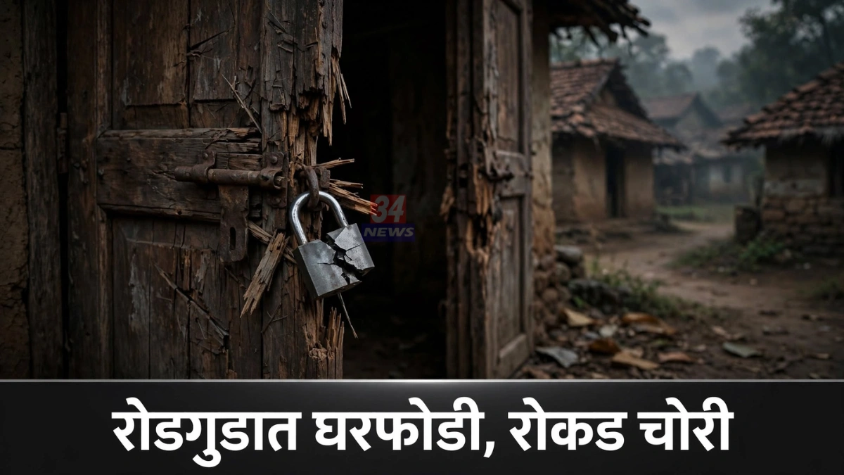 Jivati Rodguda Theft Case जिवती रोडगुडा येथे घरफोडीत चोरीला गेलेली रोकड व चांदीचा कडा दर्शवणारे प्रतिकात्मक छायाचित्र