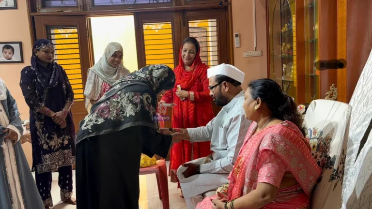 Kishor Jorgewar Raksha Bandhan Celebration with Muslim Women Chandrapur