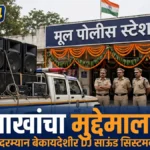 आवाज वाढव डीजे तुला.... चंद्रपुरात डीजे फुल व्हॉल्युम... पोलिसांनी केले २ डीजे जप्त मूल पोलिसांनी जप्त केलेली डीजे साऊंड सिस्टिम व वाहने (Mul Police DJ Action)