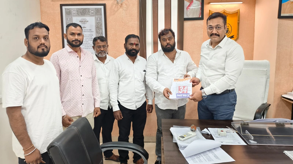 Padoli Nagpur Road Parking समस्येबाबत मनविसेच्या शिष्टमंडळाचे प्रशासनाला निवेदन