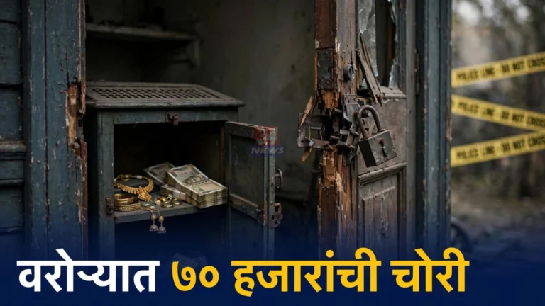 वरोरा घरफोडी प्रकरणातील बंद घराचे कुलूप आणि चोरीचा तपास