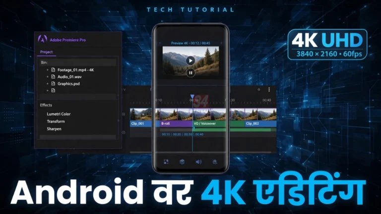 मोबाईल व्हिडीओ एडिटिंगसाठी Android वर Adobe Premiere अ‍ॅप