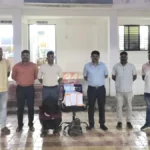 ओडिशामधून बल्लारपुरात आला ५ किलो गांजा; स्थानिक गुन्हे शाखेकडून एकाला अटक बल्लारपूर गांजा जप्त प्रकरणात पोलिसांनी हस्तगत केलेला मुद्देमाल