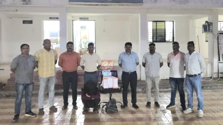 बल्लारपूर गांजा जप्त प्रकरणात पोलिसांनी हस्तगत केलेला मुद्देमाल