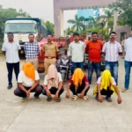 भद्रावती रेती तस्करी प्रकरणात पोलिसांनी जप्त केलेले ट्रॅक्टर आणि ट्रॉली