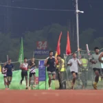 विसापूर क्रीडा संकुलात चंद्रपूर अग्निवीर सैन्य भरतीसाठी जमलेले उमेदवार