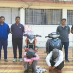 चंद्रपूर मोटर सायकल चोर प्रकरणात जप्त केलेली पल्सर आणि ऍक्टिव्हा