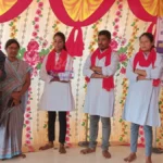 माविम चंद्रपूर जनजागृती मोहिमेत पथनाट्य सादर करताना महिला बचत गटाच्या सदस्या