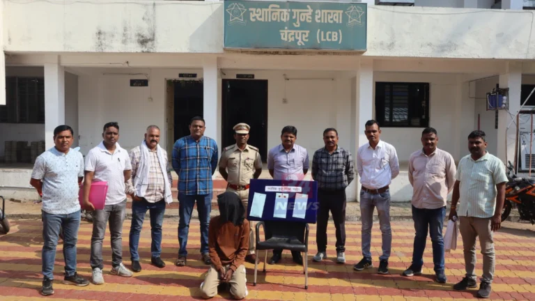 चंद्रपूर एमडी ड्रग्ज प्रकरणात स्थानिक गुन्हे शाखेने जप्त केलेला मुद्देमाल