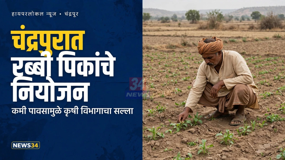 चंद्रपूर रब्बी हंगामासाठी कमी पाण्यातील पिकांचे नियोजन करणारे शेतकरी Alt Text कॉपी करा
